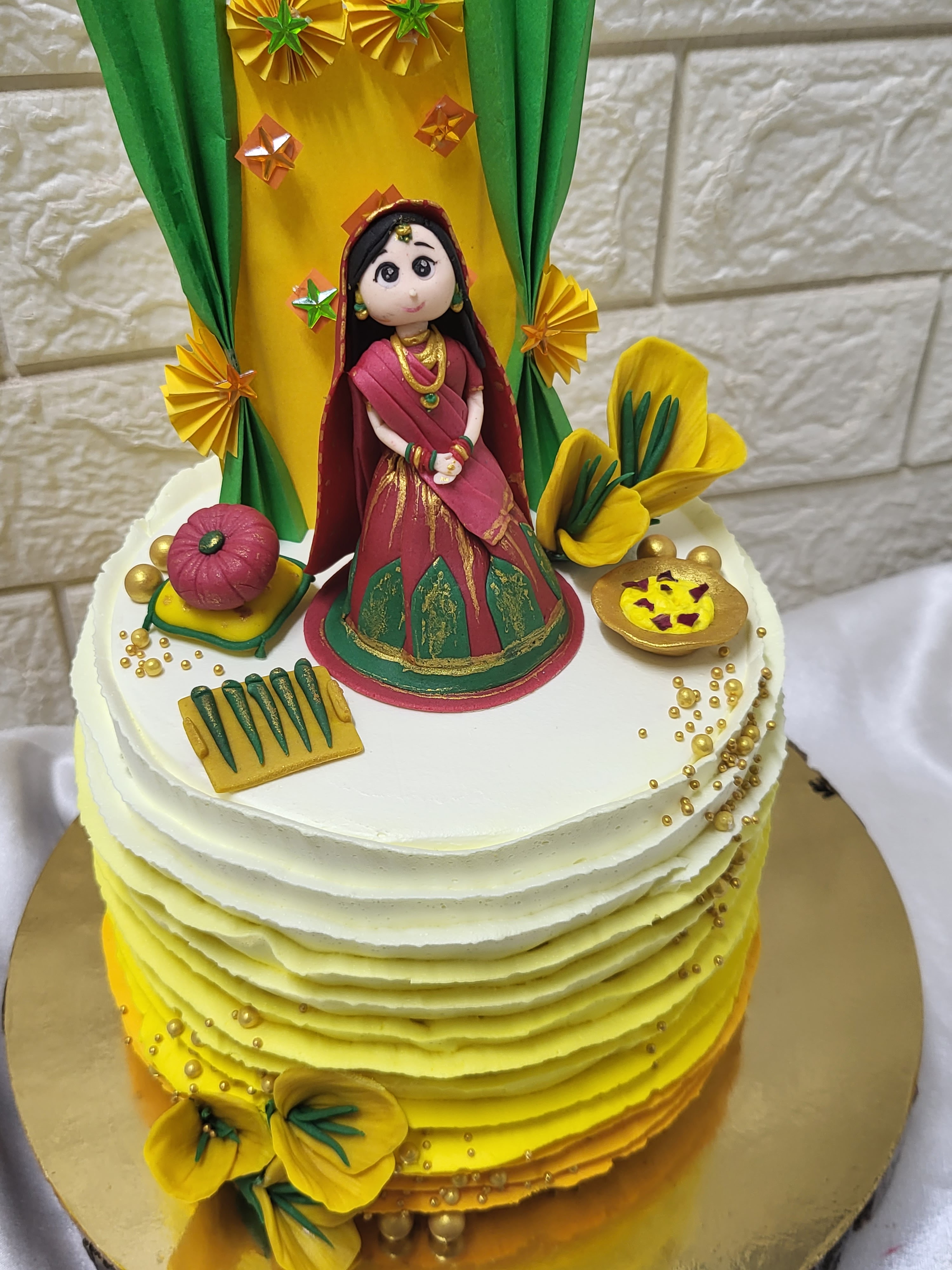Haldi Celebration Cake